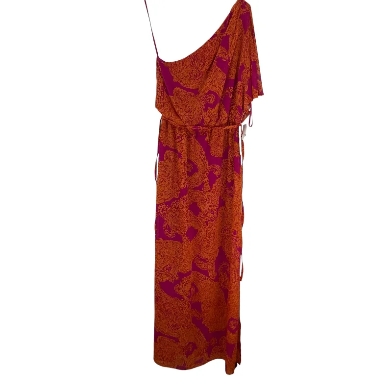 Discount Mania Dress Casual Maxi By Nine And Company In Orange & Pink, Size: M