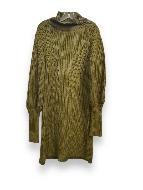 Limited Edition Dress Casual Midi By Moon River In Green, Size: L