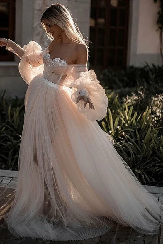 Super Savings Elegant Flowy Long Sleeves Backless Romantic Long Beach Wedding Dresses Super Savings Elegant Flowy Long Sleeves Backless Romantic Long Beach Wedding Dresses