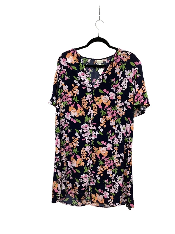 Must-Have Deals Dress Casual Midi By A New Day In Floral Print, Size: L