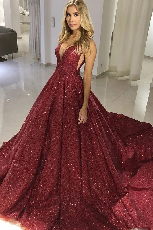 Super Deal Sparkly Tight Long Ball Gown Sequin Shiny Burgundy Princess Prom Dresses Super Deal Sparkly Tight Long Ball Gown Sequin Shiny Burgundy Princess Prom Dresses