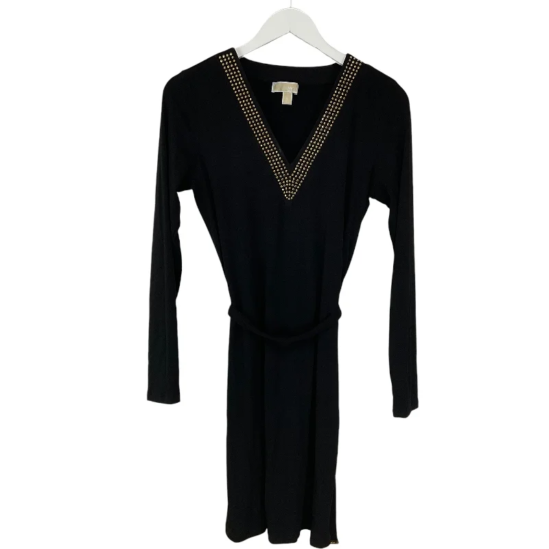 Price Drop Dress Casual Midi By Michael By Michael Kors In Black, Size: S