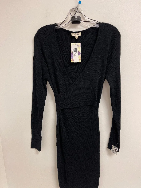 Best Deals Dress Casual Midi By Ee Some In Black, Size: L