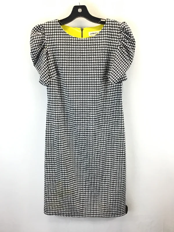 Savings Spectacular Dress Casual Midi By Shelby And Palmer In Black & White, Size: 8 Savings Spectacular Dress Casual Midi By Shelby And Palmer In Black & White, Size: 8