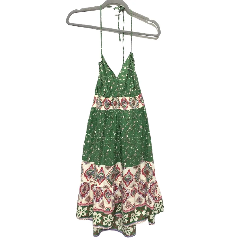 Price Break Dress Casual Short By Clothes Mentor In Green, Size: L