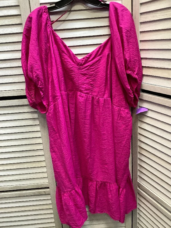 Extra Discounts Dress Casual Midi By Nine West In Pink, Size: 3x