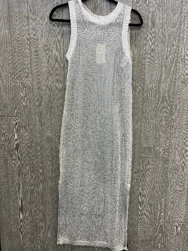 Clearance Sale Dress Casual Maxi By A New Day In Silver, Size: Xs