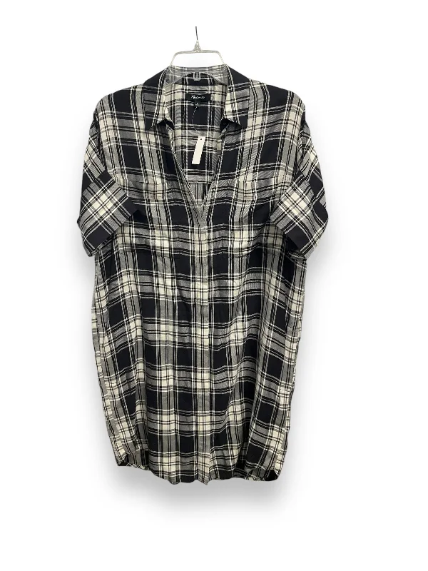 Online Specials Dress Casual Short By Madewell In Black & White, Size: S