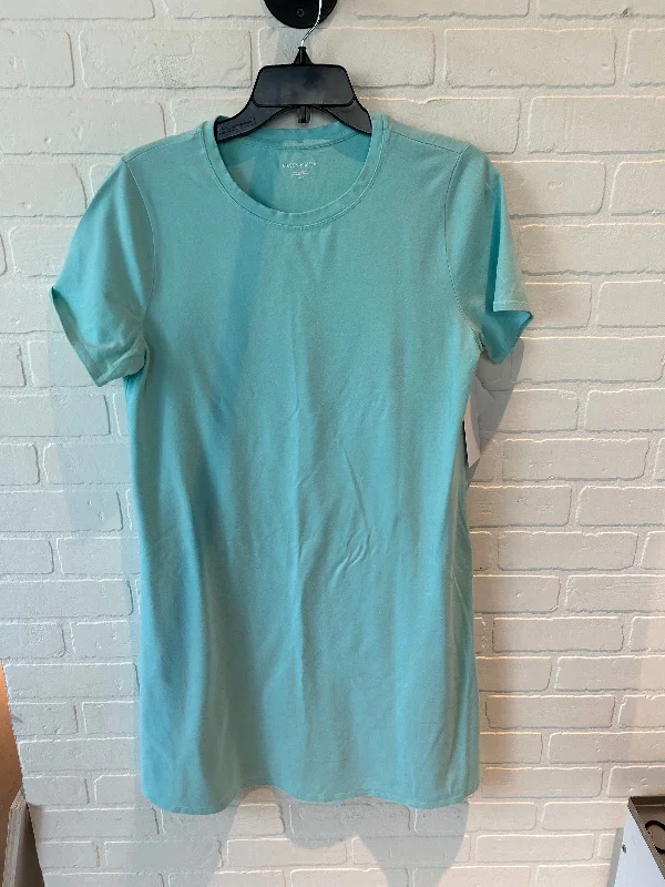 Quick Sale Dress Casual Short By Eileen Fisher In Blue, Size: M