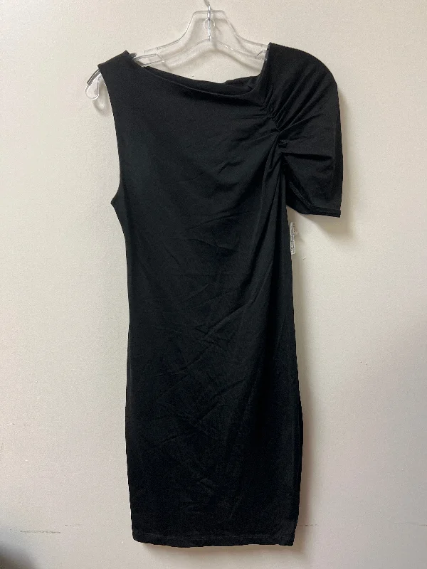 Super Bargain Dress Casual Midi By H&m In Black, Size: S