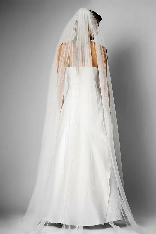 Today Only Chic Two-tayer Long Chapel Veils Wedding Veils