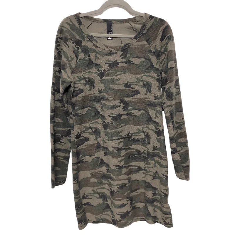Midnight Sale Dress Casual Short By Bobi In Camouflage Print, Size: S