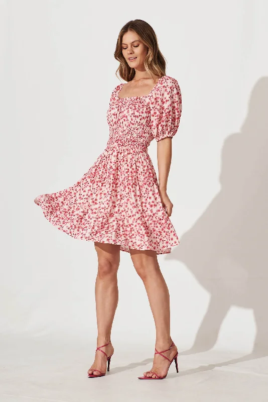 The Best Prices Rosalita Dress In Pink Ditsy Floral