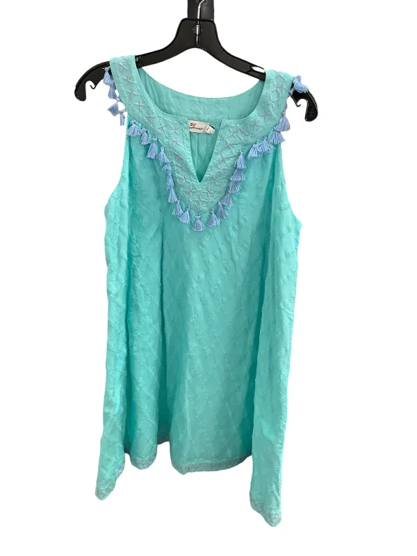 Reduced Prices Dress Casual Short By Vineyard Vines In Teal, Size: S