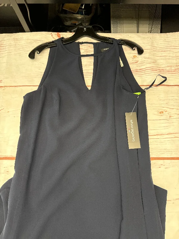 Daily Deals Dress Casual Midi By Sharagano In Navy, Size: 8