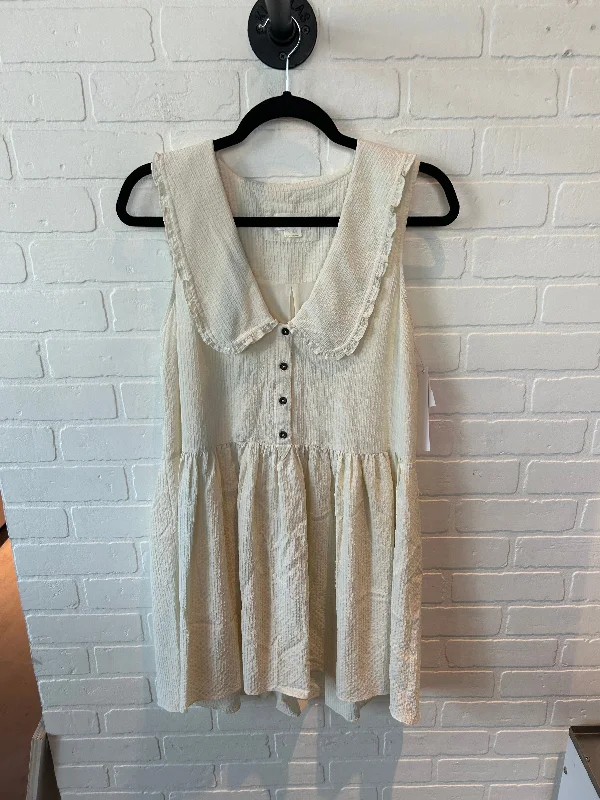 Major Savings Dress Casual Short By Maeve In Cream, Size: M