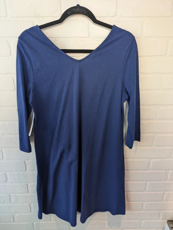 Quick Sale Dress Casual Short By Soft Surroundings In Blue, Size: M