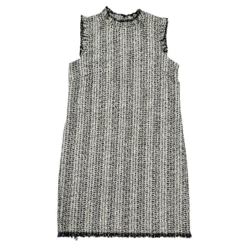 Daily Deals Dress Casual Short By Eri + Ali In Black & White, Size: M