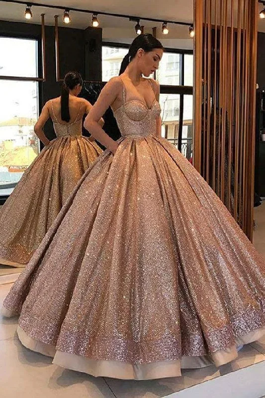 One-DAY Sale Elegant Spaghetti Straps Quinceanera Dresses
