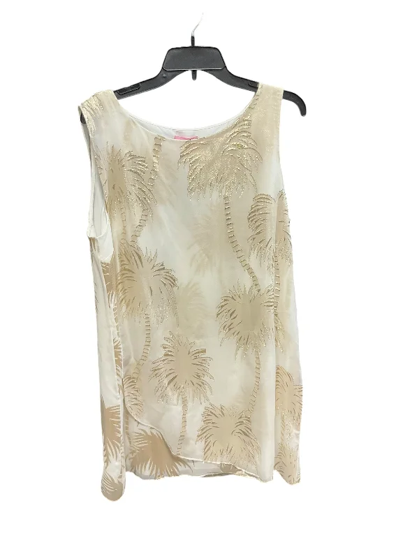 Price Cut Dress Party Short By Lilly Pulitzer In Cream, Size: L