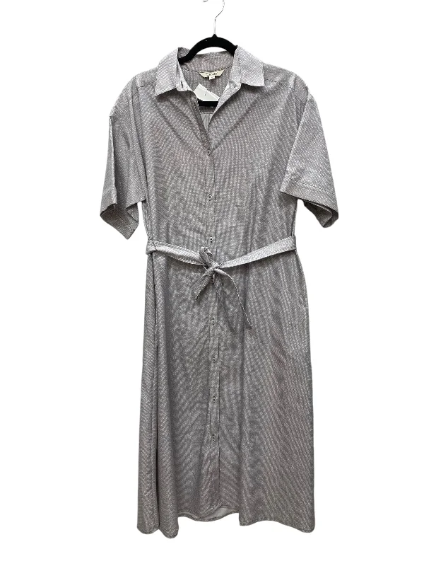 Limited Time Dress Casual Maxi By Tucker In Grey, Size: S