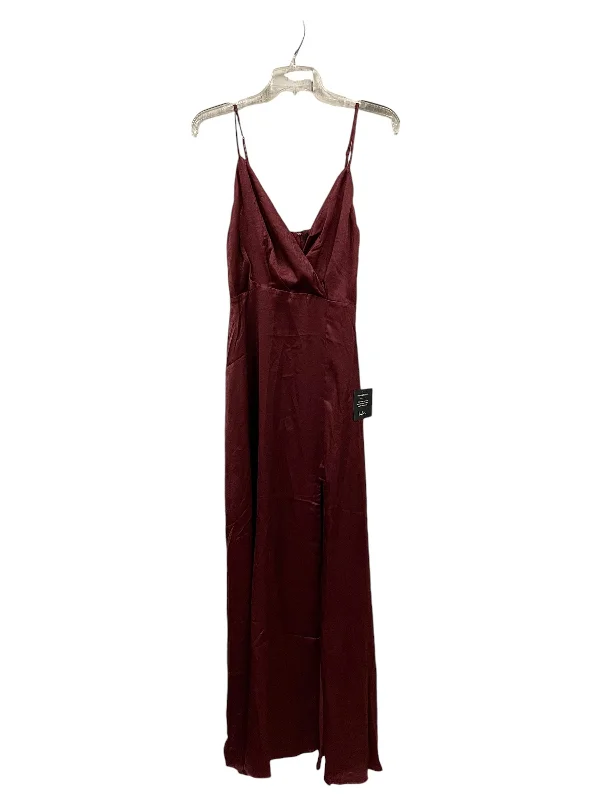 Stock Clearance Dress Party Long By Lulu In Red, Size: S