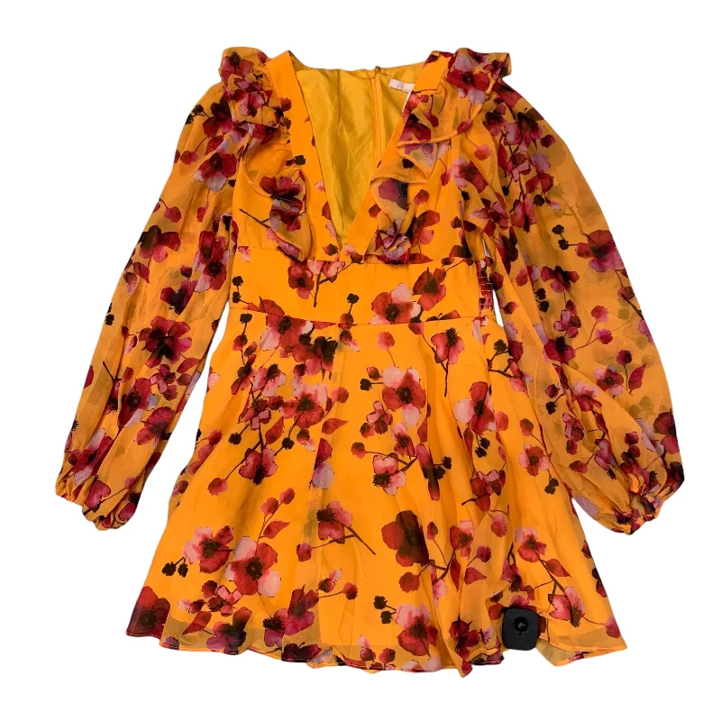 Buy Now Dress Casual Short By Hutch In Orange, Size: Xs