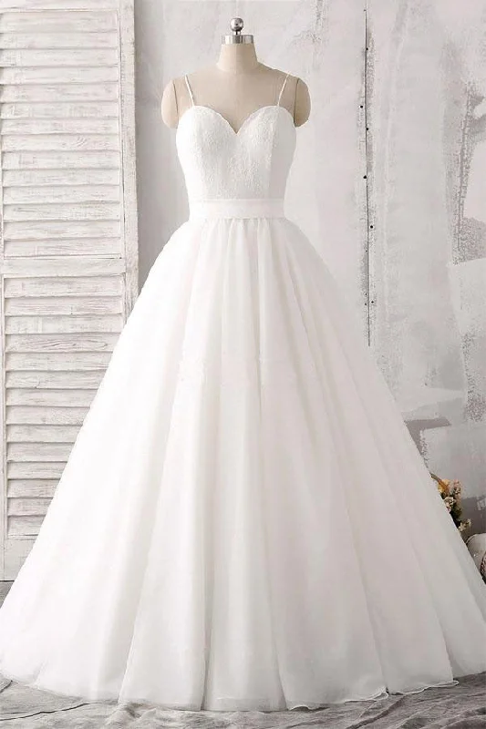 Doorbuster Deal White A Line Floor Length Sweetheart Sleeveless Layers Wedding Dresses Doorbuster Deal White A Line Floor Length Sweetheart Sleeveless Layers Wedding Dresses
