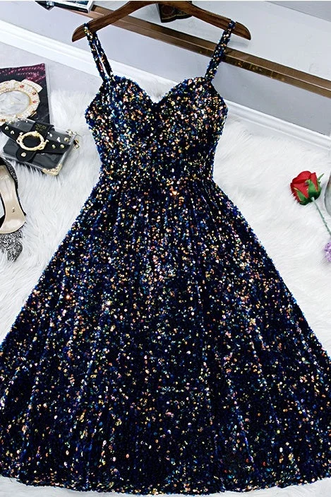 Extra Savings Glitter Spaghetti Straps Cute Short Prom Dresses Tight Tea Length Homecoming Dresses Extra Savings Glitter Spaghetti Straps Cute Short Prom Dresses Tight Tea Length Homecoming Dresses
