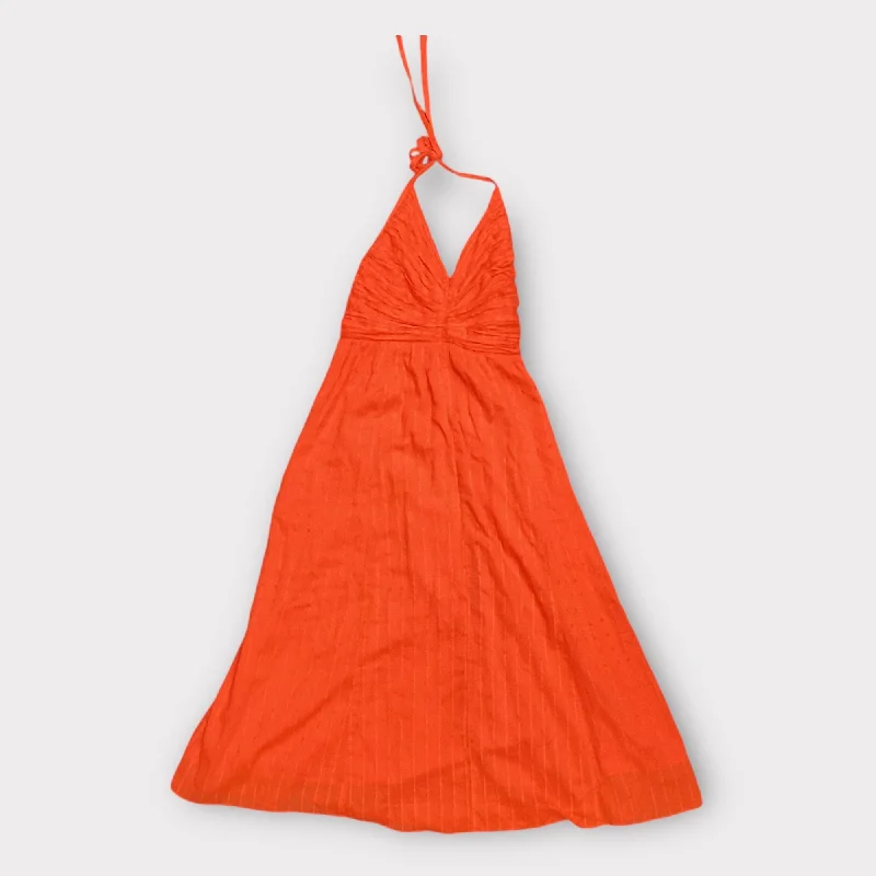 Friends and Family Sale Dress Casual Midi By Free People In Orange, Size: S