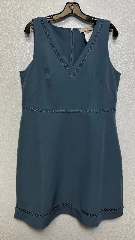 Mega Sale Dress Casual Short By Loft In Blue, Size: 14