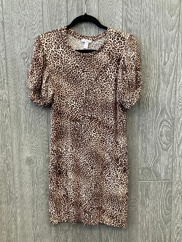 Final Markdown Dress Casual Midi By Daily Ritual In Animal Print, Size: S