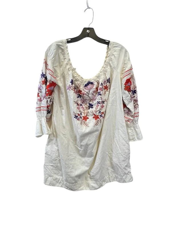 Super Bargain Dress Casual Midi By Free People In Cream, Size: M