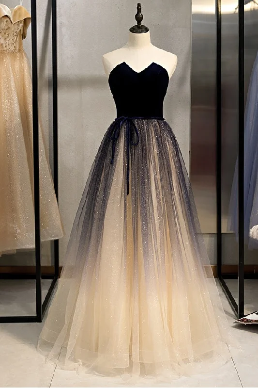 Incredible Offers Sparkly Strapless Beautiful Ombre Tulle Long Lace Up Prom Dresses Party Dresses Incredible Offers Sparkly Strapless Beautiful Ombre Tulle Long Lace Up Prom Dresses Party Dresses