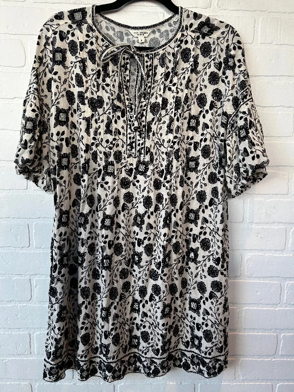 Price Smash Dress Casual Short By Max Studio In Black & Cream, Size: S
