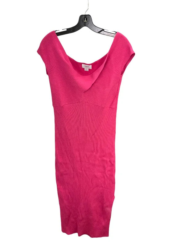 Midnight Madness Dress Casual Maxi By Nordstrom In Hot Pink, Size: S