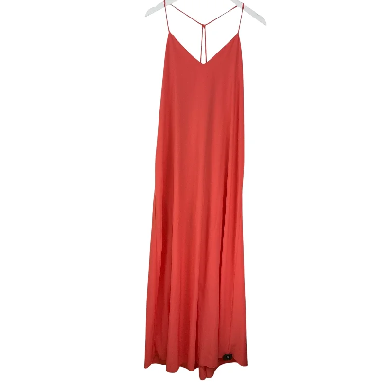 Weekend Deal Dress Casual Maxi By Nymphe In Coral, Size: L