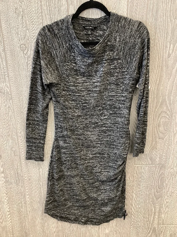 Time-Limited Offer Dress Casual Midi By Banana Republic In Black & Grey, Size: S