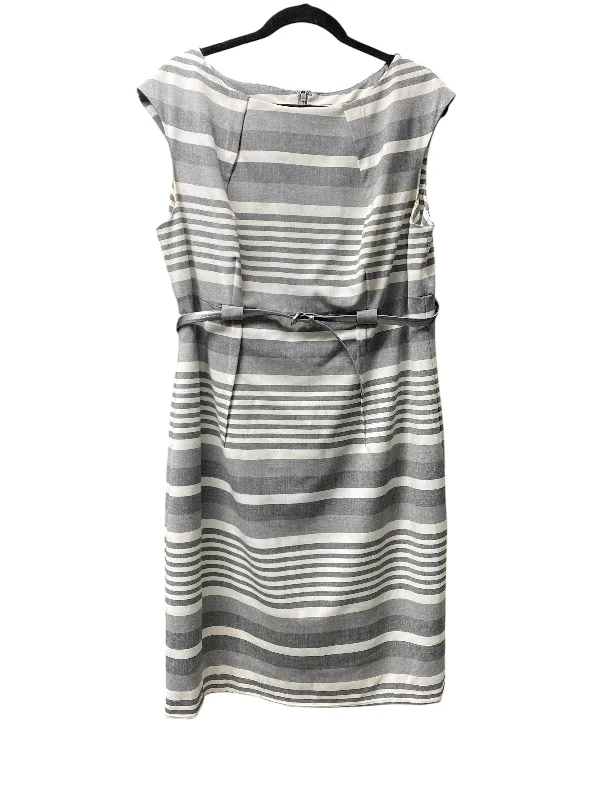 Deep Discounts Dress Casual Short By Calvin Klein In Striped Pattern, Size: 14