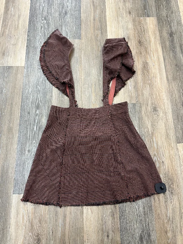 Lowest Price Dress Casual Short By Free People In Brown, Size: 10