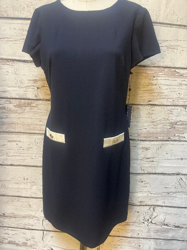 New Arrival Dress Work By Tommy Hilfiger In Navy, Size: L