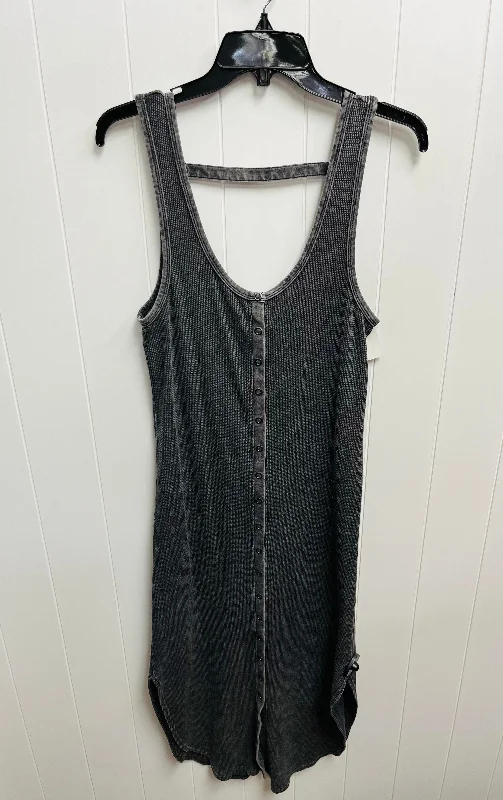 Don't Wait Dress Casual Midi By Daily Practice By Anthropologie In Grey, Size: S