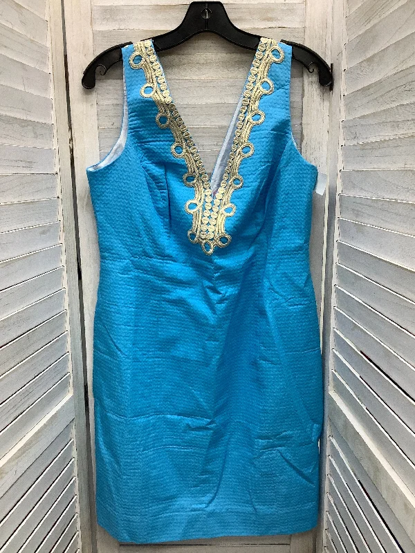 Shop and Save Dress Casual Short By Lilly Pulitzer In Blue, Size: 12