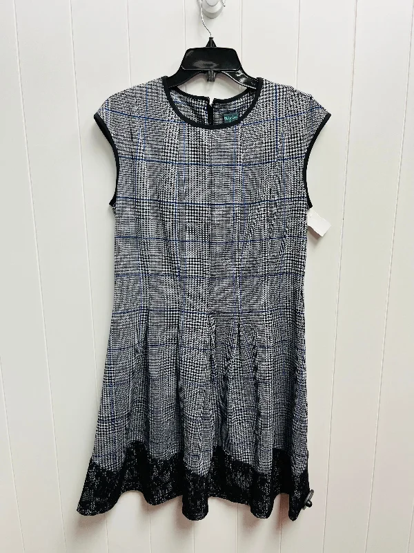 Final Markdown Dress Work By Gabby Skye In Blue & Grey, Size: 14