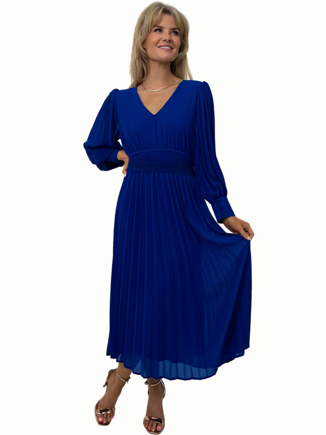 Bonus Savings Hannah Midi Dress (Blue)