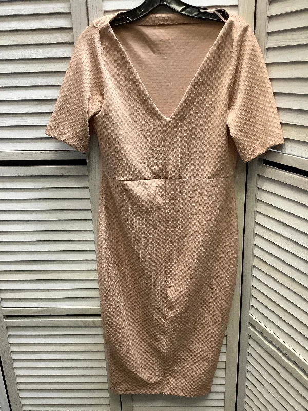 Final Markdown Dress Casual Midi By Zara In Pink, Size: L