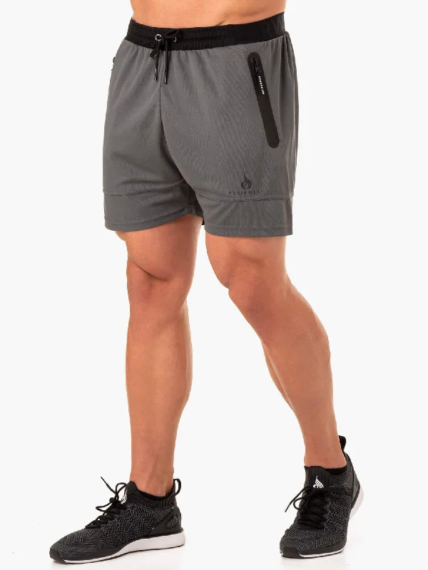 Super Savings Action Mesh Short - Charcoal