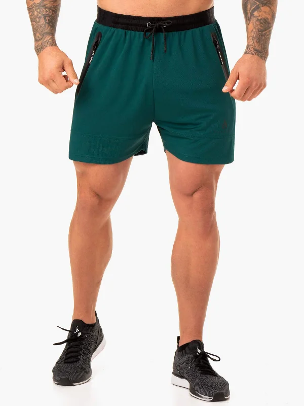Limited Edition Action Mesh Short - Emerald