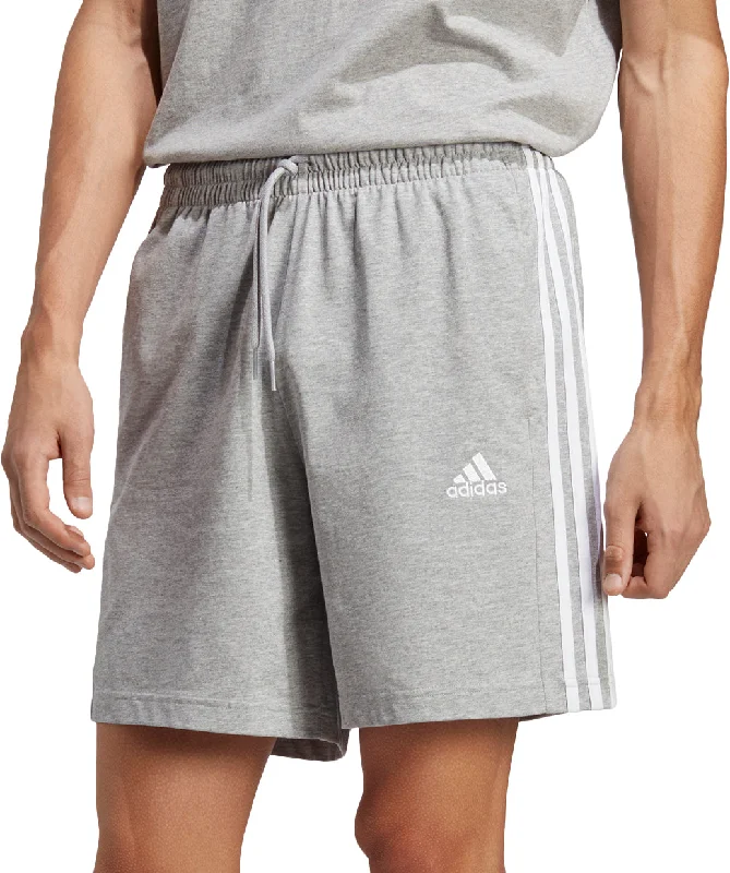 Limited Quantity adidas Essentials 3 Stripes Mens Shorts - Grey