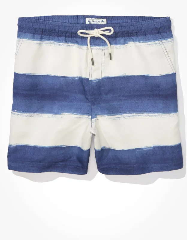 Markdowns AE 5.5" Striped Swim Trunk